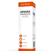 Эластичный тканый бинт Opaska elastyczna tkana z zapinką (PASO), 5m x 15cm