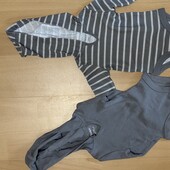 Нові боді 0-6 міс набор з 2 шт