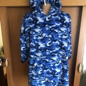 Меховушка, плюшева туника, кофта, худи, 7-10 р 140 см. , слип, пижама. John Lewis, в ідеалі