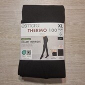 Есмара! Жіночі термоколготки, теплі жіночі колготки! 100 ден, чорні! 44/46 євро 50/52 наш! Лот 17