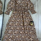 Вау! Сукня леопард дуже класна рюші валани вдягалась 1 раз