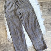 Трендові стильні брюки в клітинку, 8-9 років