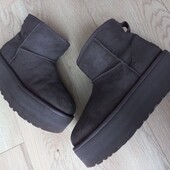 Ugg зимові уггі на платформі натуральна замша розмір 39 устілка-25. Оригінал