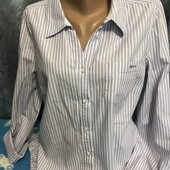 Блузка из поплина на женщину L/XL,см.замеры