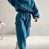Найстильніші та найзручніші костюми Толстовка oversize + джогери Карго