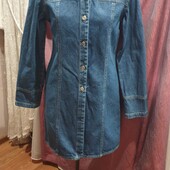 Плотное джинсовое платье рубашка City Life, в идеальном сотоянии