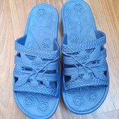 Легкі м'які зручні шльопанці жіночі повномірки, навіть більші, 36 буде на 37-38