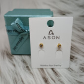 Сережки Stainless Steel нержавіюча сталь