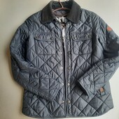 ❤️Фирменная тёмно синяя стёганная курточка.Идеальна. на 10-11лет ❤️деми на синтепоне.