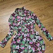 Плаття - сорочка, квітковий принт, красота, відмінний стан ❤️