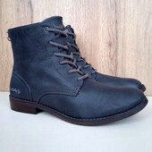 Нові німецькі черевики, демі чоботи, жіночі напівчеревики сірі, осінь весна, р. 38