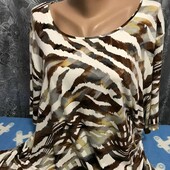 Футболка из тонкого стретчевого трикотажа на женщину 4XL/5XL,см.замеры
