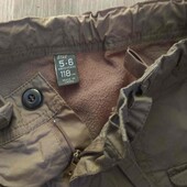 Утеплені брючки для дівчинки 116см