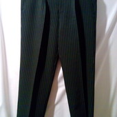 Фірмен.якісні штани чорні в полоску роз.56 Відмін.стан. Багато різних лотів.