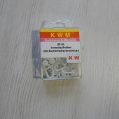 Гачки для штор із роликовим механізмом 20 шт KWM