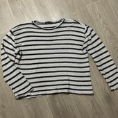 Светр в смужку від Zara, р.L/XL в гарному стані