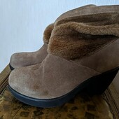 Сапожки замшевые skechers. разм. 38 (24.5 см)