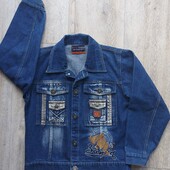 Джинсовая куртка на мальчика
