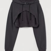 ❣️H&m укорочена толстовка фліс