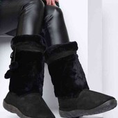 Теплые женские Угги цвет черный производство Украина.