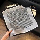 Платок стильный трендовый Искусственный шелк 70*70 см арт 61