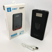 Акумулятор портативний павербанк 50000mah, 4USB, зовнішній акумулятор