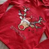 Худі з утепленням з новорічним прінтом