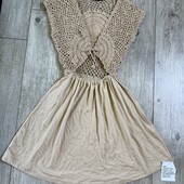 Розпродаж магазину! 100% cotton крута сукня верх вʼязка дуже класна