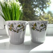 ❣︎Розпродаж по 20 грн!❣︎ Набор чашек «Березка» (Полтавский фарфоровый завод.) по 200 мл