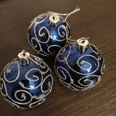 Новорічні іграшки. Ялинкові прикраси. Набір