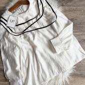 Стильна блуза з воротом , М