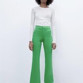 Фірмові брюки кльош від Zara, L XL