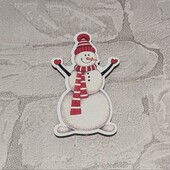 Топер Сніговик 9*5,5см Decorize