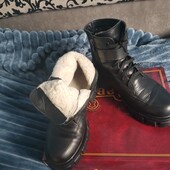 Зимні черевики шкіра 38-39