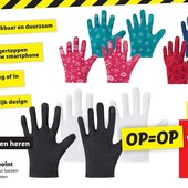 2шт! Мужские перчатки хлопковые сенсорные, lidl, touchpoint, р.9