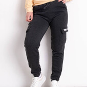 Женские Теплые зимние штаны на флисе! 50,52,54,56р серые или черн