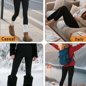 Надзвичайно м’які легінси з флісовою підкладкою для жінок,термо штани для занять спортом,йоги та біг