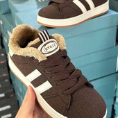 р-р 40 (25,5 см). Хіт! Стильні жіночі зимні кросівки на хутрі у шоколадному кольорі
