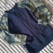 Шикарная толстовка на флиссе Next 11лет.идеал.