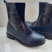 Ботіночки демісезонні. Устілка 22---.1 раз обуті!