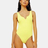 Шикарний суцільний купальник жатка S