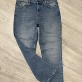 Актуальні бавовняні прямі джинси від George, розмір 14. 99% бавовна.