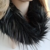 Шикарный стильный объемный интересный шарф-снуд 40Х2Х18см.