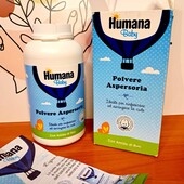 150г Оригинал! детская присыпка Humana Baby рolvere аspersoria с рисовым крахмалом.Италия!