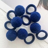 Дитячі резинки для волосся 10шт сині