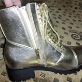 Супер ботіночки (колір-золото)