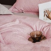 Постіль рожеве євро koloco