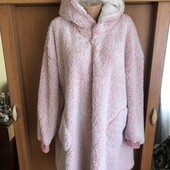 Меховушка, плюшева туника, кофта, худи, 2XL. primark. довга, слип, пижама