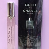 Bleu de Chanel 20 мл. Бесподобный, древесно-фужерный аромат для мужчин.