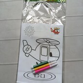 Розмальовка "Сумочка" 21*15*8см з фломастерами